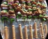 A picture of step 1 of Chicken kebab.