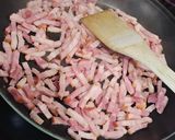 Foto del paso 2 de la receta Pasta con Bacon y Salsa Carbonara de Huevo