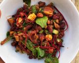 A picture of step 7 of Mixed bean and Paneer Salad.
