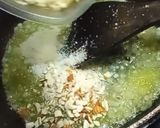 A picture of step 2 of Sago Halwa.
