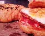Foto langkah ke 8 dari resep Fried Bagel with Egg (Bagel Goreng ala Kribo).