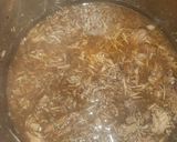 A picture of step 3 of Instant Pot shredded pork casserole.