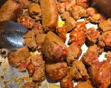 A picture of step 1 of Sausage and Spinach Bake.
