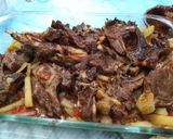 A picture of step 1 of Lamb Chops Tray Bake.