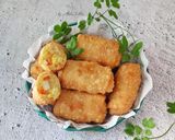 Foto langkah ke 5 dari resep Pastel Gulung Viral Isi Ragout (Ide Jualan).