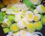 Une image de l'étape 1 de Gratin de poireaux au parmesan.
