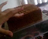 A picture of step 4 of Soft and Economical Chocolate Sponge Cake.