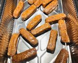 A picture of step 1 of Bbq Baked Italian Sausages.