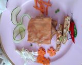 A picture of step 8 of Chicken cheese pocket parcel.