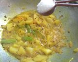 A picture of step 3 of Aloo Poha / Kanda Poha.