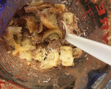 A picture of step 6 of Cocoa Loco bread pudding.