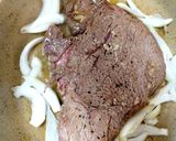 A picture of step 3 of My Garlic Rump Steak with Onions. 🤗.