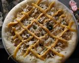 Foto langkah ke 9 dari resep Pizza teflon topping ayam tahu no msg lembut & empuk tanpa telur.