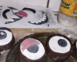 Foto del paso 5 de la receta: Torta monstruitos!! Para Isabella y Bianca!! Feliz día de la niñez!!❤️❤️❤️