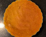 A picture of step 1 of Rose Shrikhand in motichur tart.
