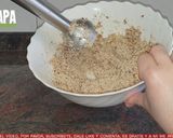A picture of step 3 of Horchata de Chufa.