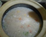 Gambar langkah 6 resipi Bubur Nasi Ayam Bersantan.