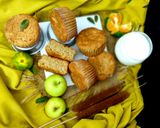 عکس مرحله 1 از دستور پای کیک سیب و پوست پرتقال solmaz