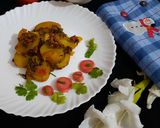 A picture of step 5 of Aloo Methi.
