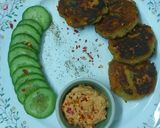 গার্বঞ্জো টিক্বী (garbanzo tikki recipe in Bengali) রেসিপির ধাপ 5 ছবি
