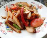 รูปขั้นตอนการทำที่ 3 ของ ส้มตำคอหมูย่าง หมูตกครก คีโต