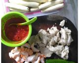 Foto langkah ke 1 dari resep Sup Kunyit Bunga Tebu Udang Vegan.