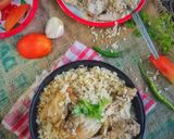A picture of step 10 of Creamy White Chicken Pulao.
