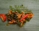 Foto langkah ke 4 dari resep Pepes Daun Singkong Ikan Tongkol.