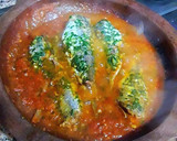 Foto del paso 11 de la receta: Tajine de chicharros bañados en ajos, cilantro y perejil fresco