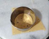 A picture of step 1 of Masala papad | Sweet and sour Masala papad platter.