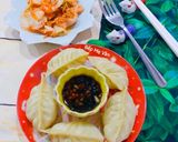 Hình bước làm 7 của món Bánh Mandu Hấp Nhân Tôm Thịt