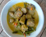 Foto langkah ke 7 dari resep Lodeh Terong dan Kacang Panjang.