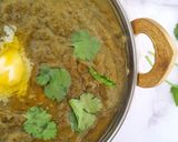 A picture of step 6 of Sarson ka saag.
