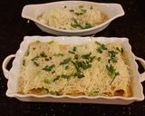 A picture of step 15 of Pasta Wrapped Chicken Cordon Bleu.