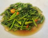 Foto langkah ke 6 dari resep Tumis Kangkung Indonesia #AsianGames #AyoDukungIndonesia.