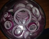 A picture of step 2 of Crispy onion rings#Appetizzer#myfavriteasterdish.