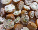 A picture of step 7 of Crispy cheese potato (baby potato with cornflour).