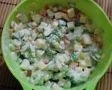 A picture of step 6 of Broccoli salad.