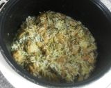 A picture of step 4 of Dill and fish pilaf.