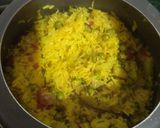 A picture of step 3 of Mix Veg Rice.