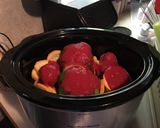 A picture of step 8 of Stuffed Bell Peppers.