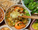 Hình bước làm 6 của món Mì Quảng Thập Cẩm