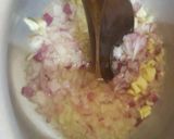 A picture of step 5 of Mukimo with steamed Cabbage.