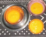A picture of step 3 of Mango creme caramel pudding.