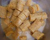 A picture of step 4 of Rajasthani gatte ki sabji.