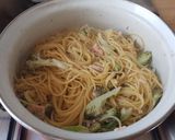 Foto del paso 7 de la receta 🇮🇹 Espagueti con salmón y brócoli 🇮🇹