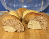 Foto del paso 8 de la receta: Pan lactal bicolor trenzado