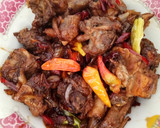 Foto langkah ke 6 dari resep Tumis ayam pedas.