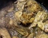 A picture of step 3 of Hariyali chicken (green chicken)🐔.