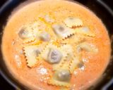 Foto del paso 4 de la receta: Raviolis rellenos de carne a la brasa con suave crema boloñesa